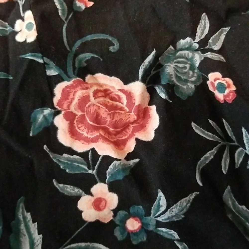 Faux Wrap Rose Maxi Skirt - Picture 6 of 7